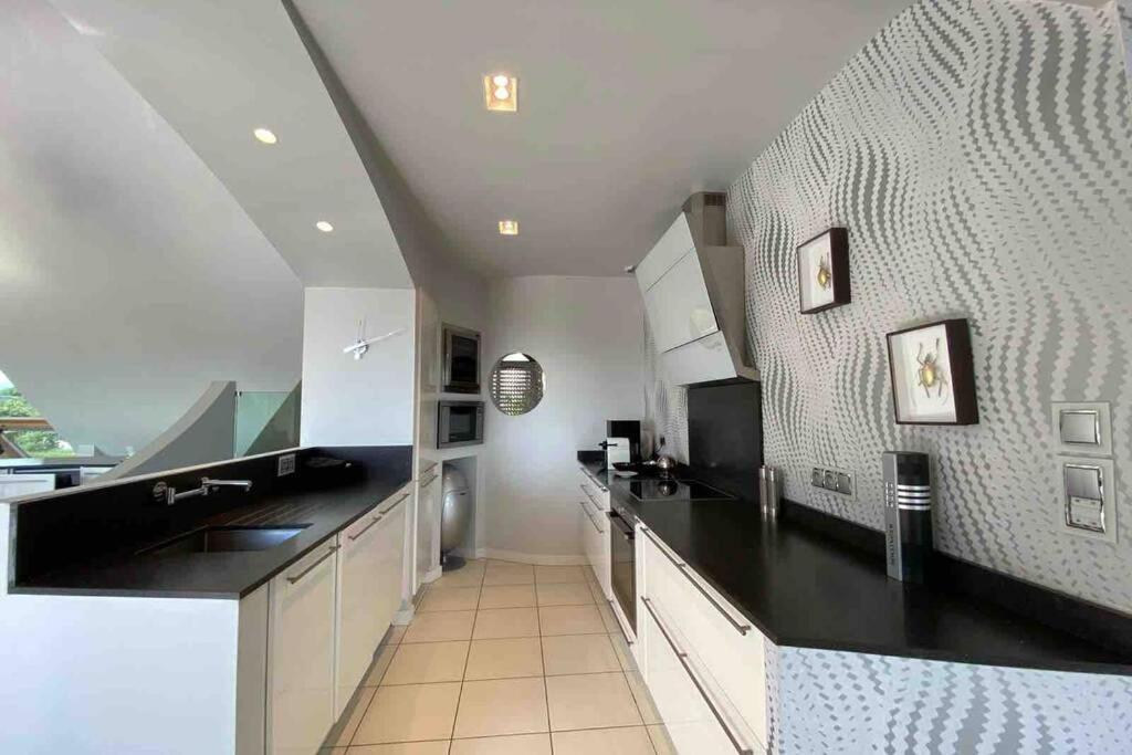 Appartement D'Exception Avec Vue Mer Gicquel Bagian luar foto
