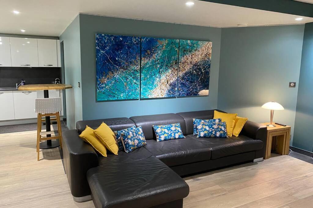 Appartement D'Exception Avec Vue Mer Gicquel Bagian luar foto